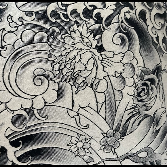 Jean Paul Gaultier Pillow case Dragon Tattoo design DEAD STOCK NWT - Picture 7 of 8